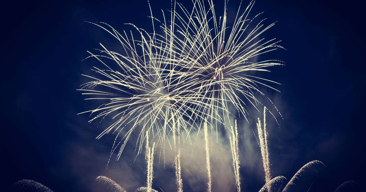 New Year's Eve Fireworks at Be Beach.