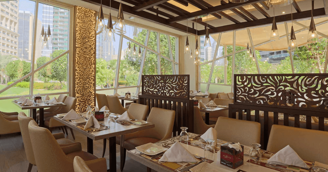 inside dining area at Gazebo with a view