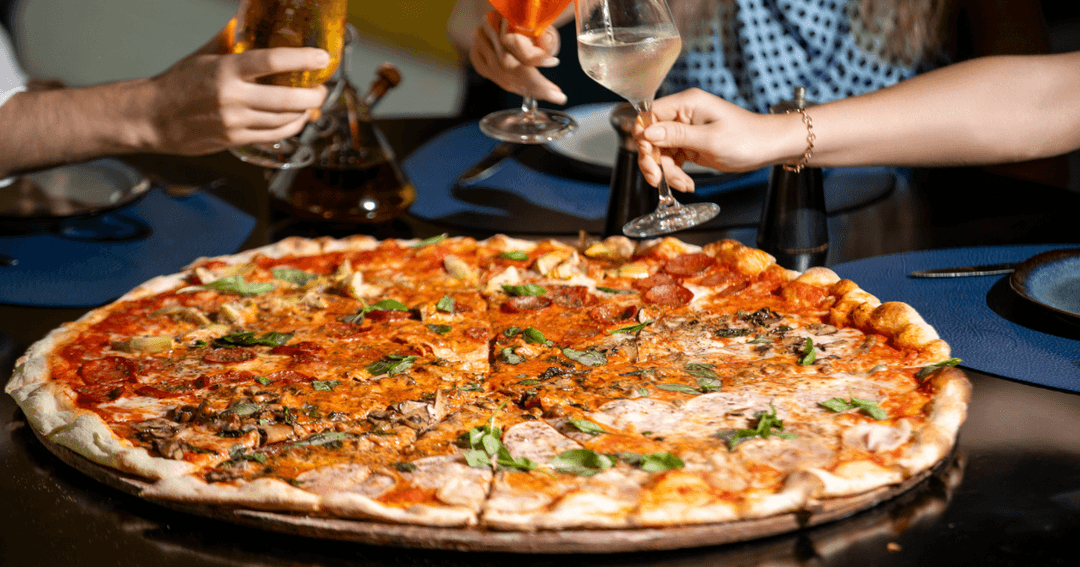 the biggest pizza at Vero