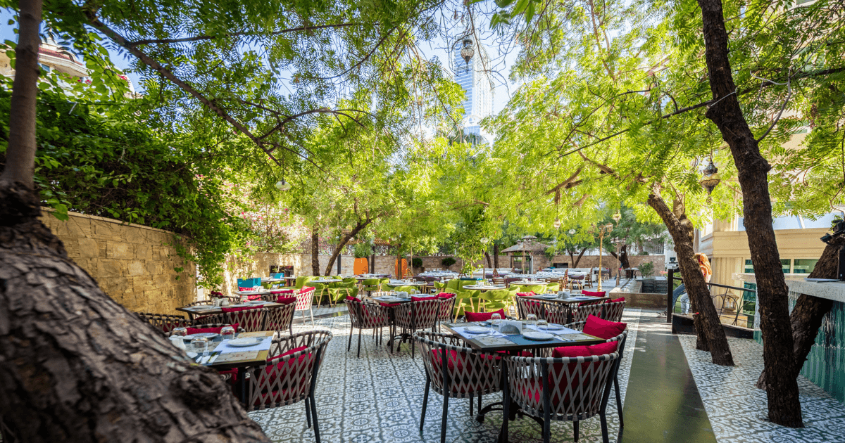 Outdoor Terrace at Café Beirut