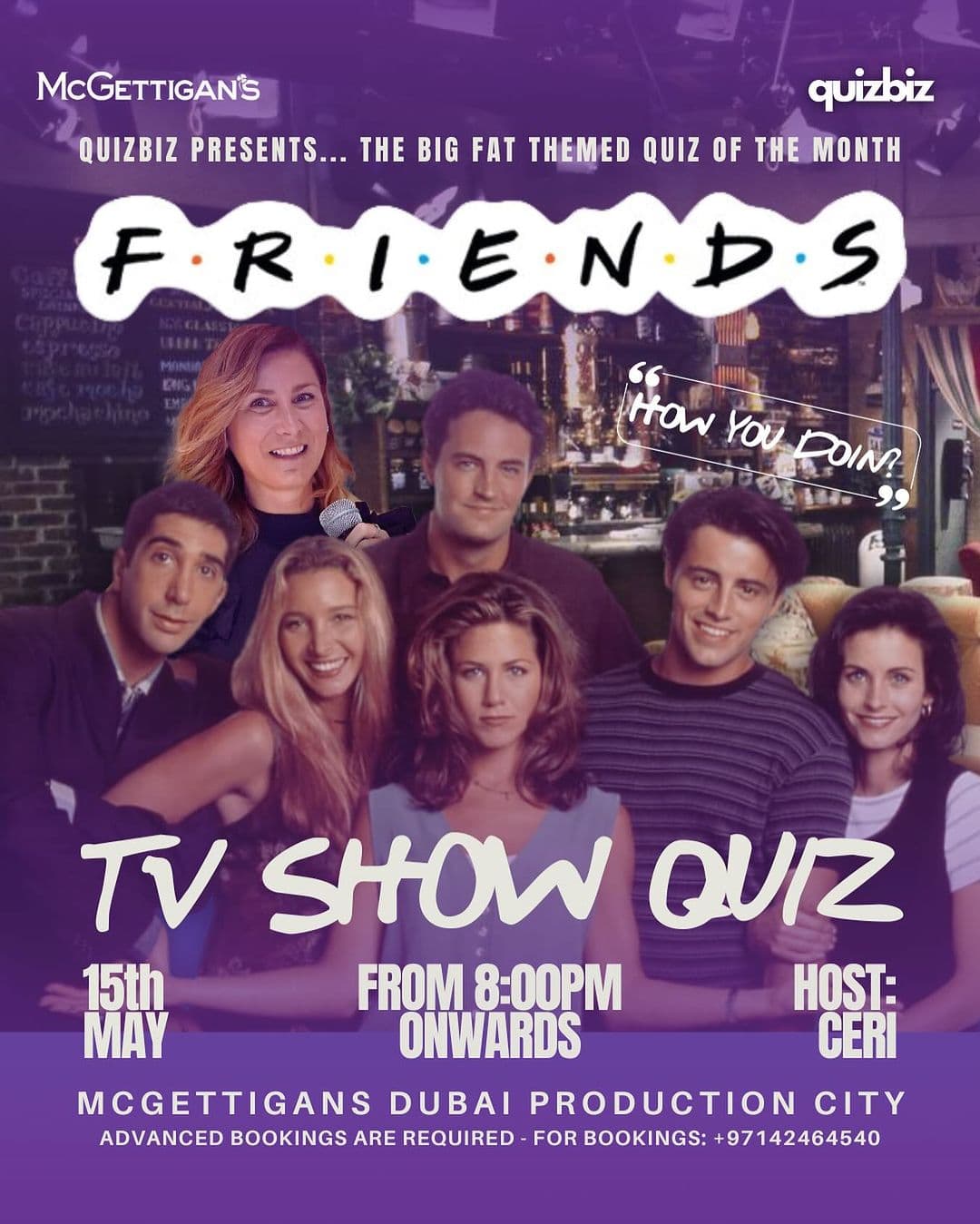 Friends TV Quiz Poster
